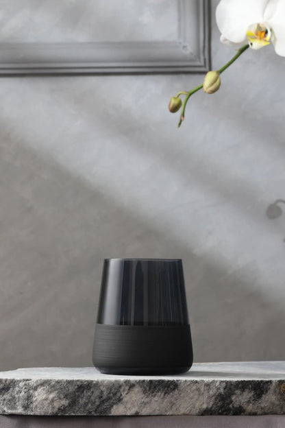 Premium Black Set  Matte Elegant Water Glass Drinking 420ML