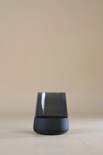 Premium Black Set  Matte Elegant Water Glass Drinking 420ML