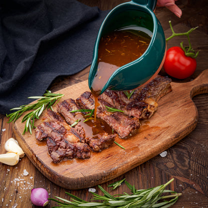 Sea Green Gravy Boat Hand Crafted Terracotta Clay with Ergonomic Handle 11 Oz