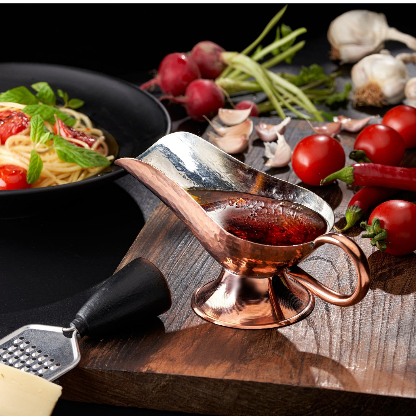 Copper Handmade Gravy Boat 4.2 Oz