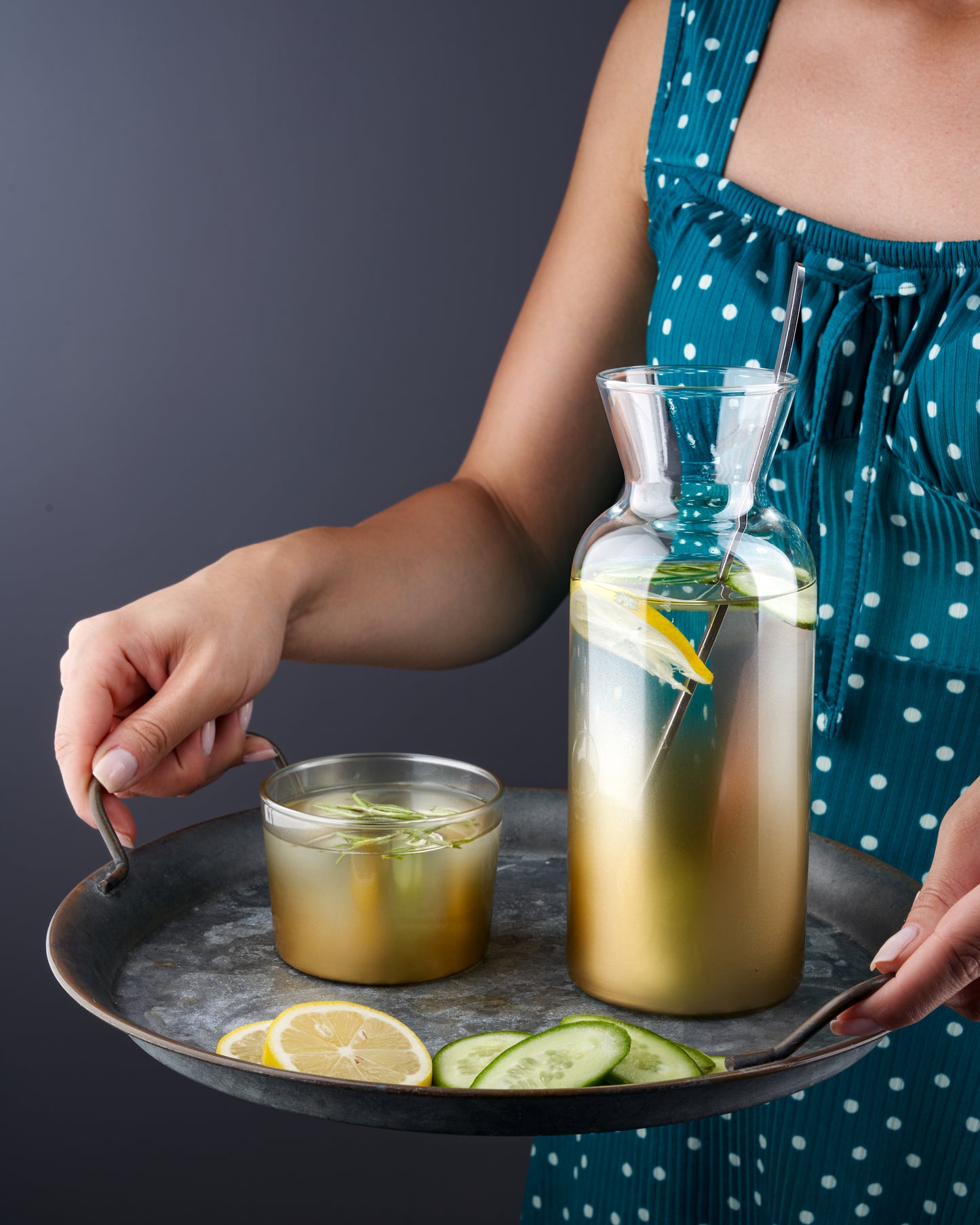 6 Colors Bedside Water Carafe and Glass Set 23.6 Oz