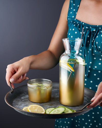 6 Colors Bedside Water Carafe and Glass Set 23.6 Oz