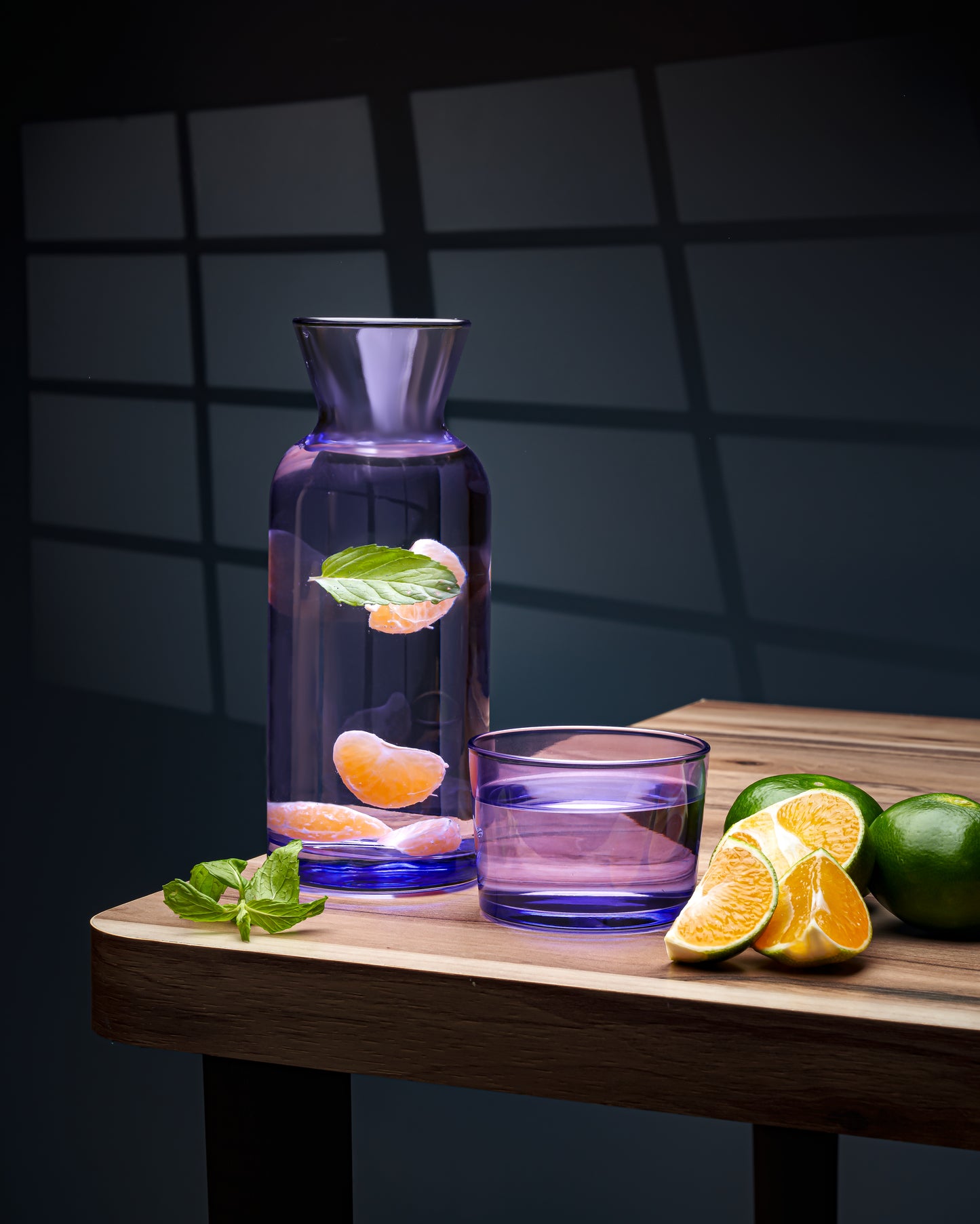 6 Colors Bedside Water Carafe and Glass Set 23.6 Oz