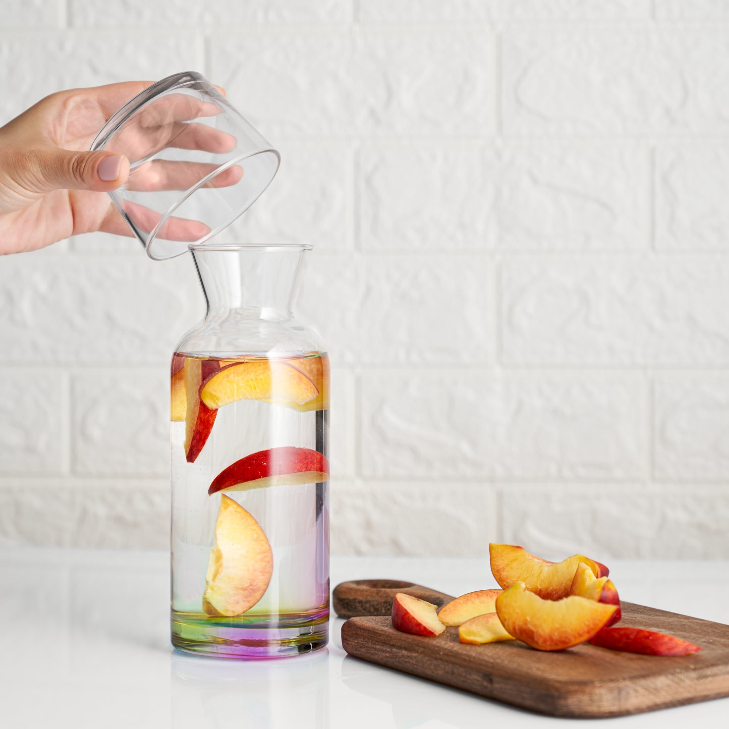 6 Colors Bedside Water Carafe and Glass Set 23.6 Oz